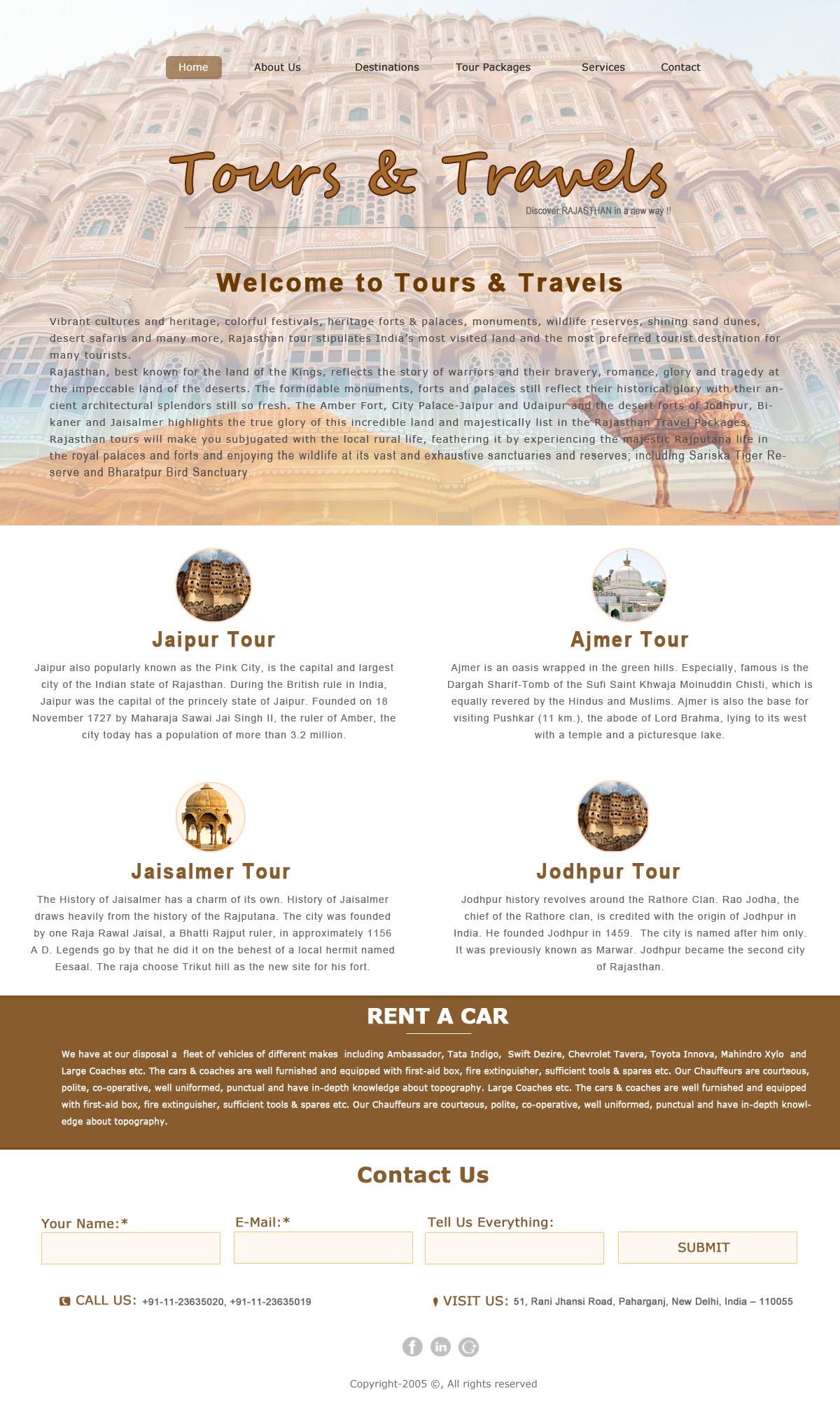 Tours and Travels